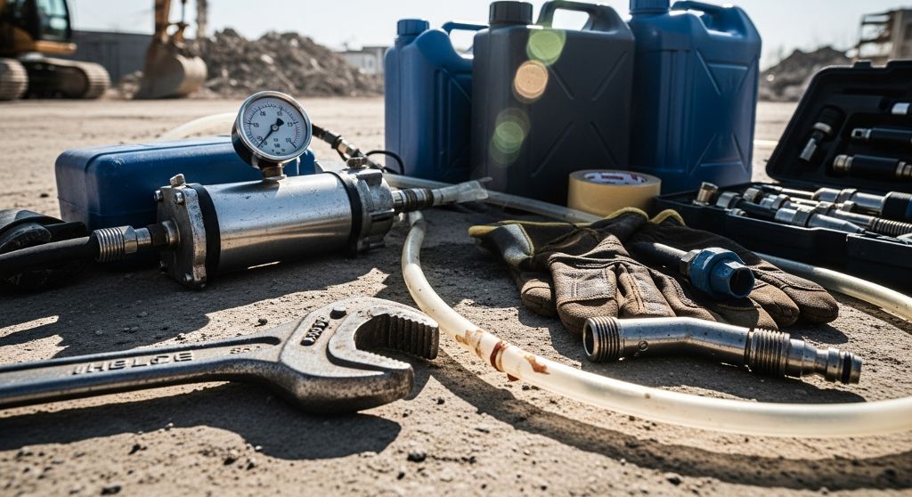 Extracción de gasolina de diésel en Chopera