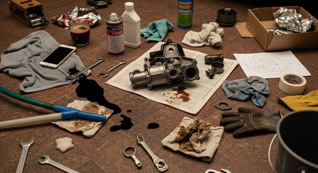 Servicio de Limpieza de sistema de inyección de diésel contaminado en Perales De Tajuña