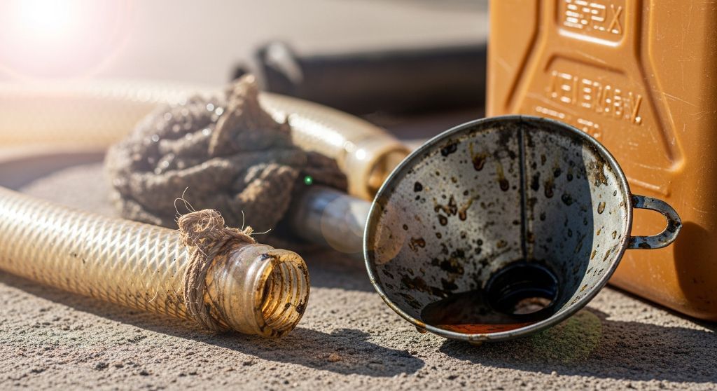 Vaciado de depósito por error de combustible en Manzanares El Real Vaciado de depósito por error de combustible en Manzanares El Real